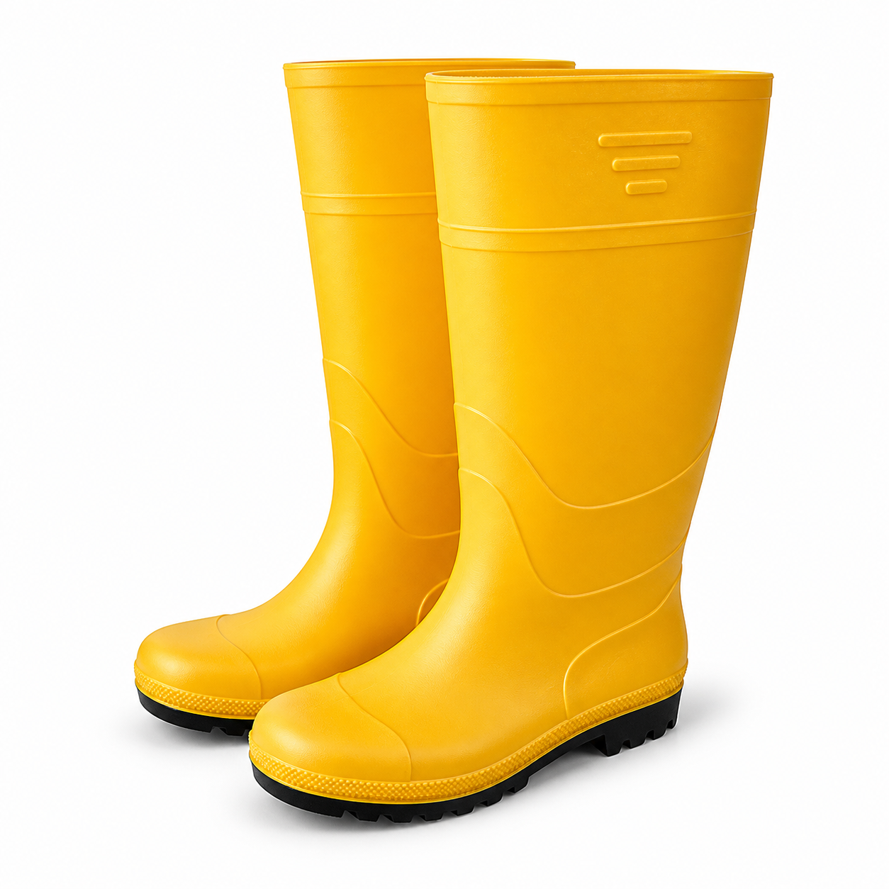 Botas de PVC Amarillas para Apicultura y Trabajo